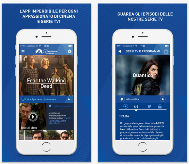 Arriva su App Store l’app ufficiale di Paramount Channel