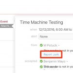 Apple attiva il tasto “Report Junk” per eliminare e segnalare lo spam sui calendari iCloud