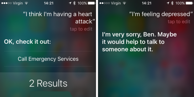 Siri migliora le sue risposte in caso di emergenza medica