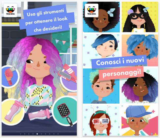 Arriva su App Store il terzo capitolo di Toca Hair Salon!