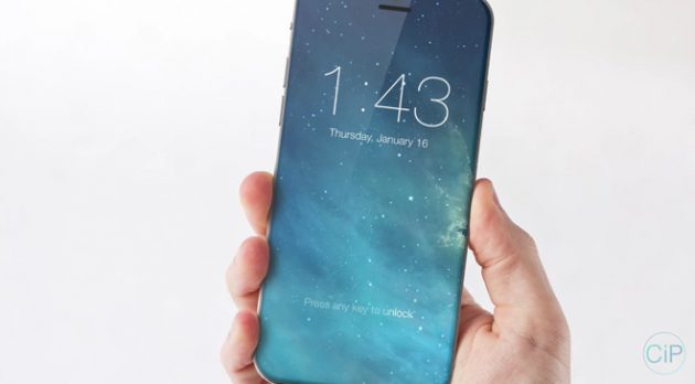 Nel 2017 l’iPhone X con super schermo OLED da 5.8 pollici?
