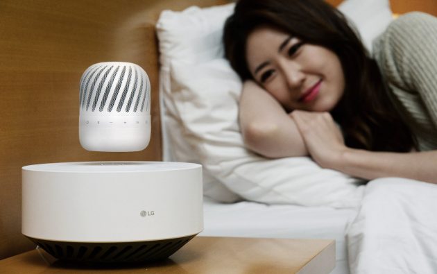LG presenta l’innovativo Levitating Portable Speaker