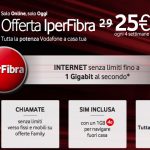 Vodafone offre l’attivazione gratuita su tutti i piani ADSL e Fibra