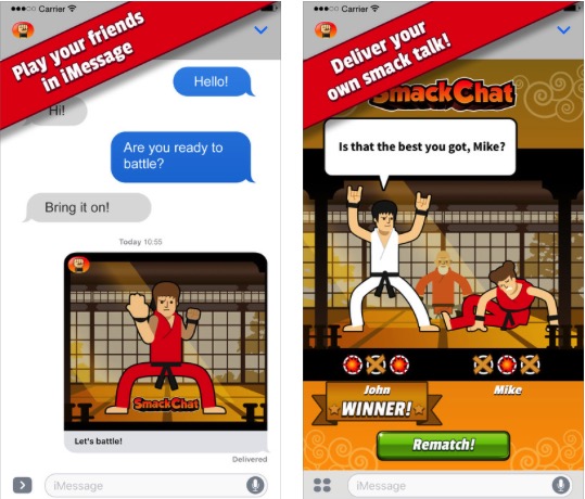 SmackChat, per “parlare” a suon di pugni su iMessage