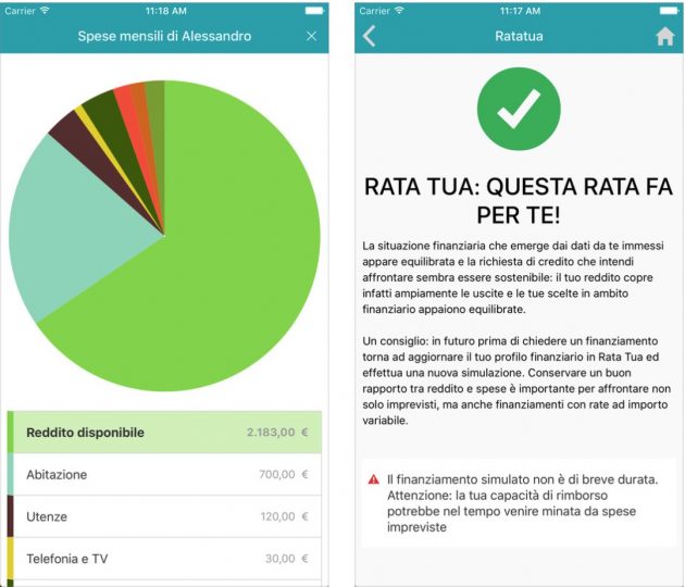 Ratatua, l’app per valutare la sostenibilità di spese e prestiti