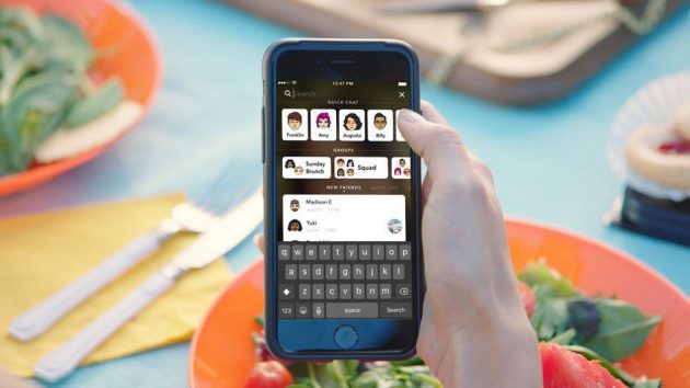 La nuova interfaccia di Snapchat è più semplice e intuitiva