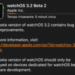 Apple rilascia watchOS 3.2 Beta 2!