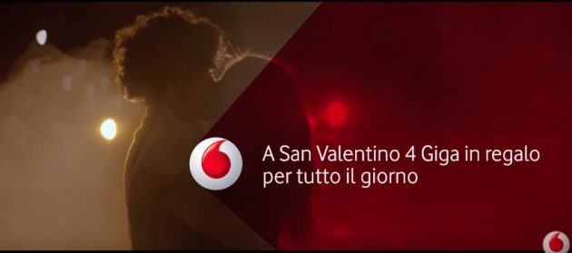 Vodafone regala 4GB per San Valentino