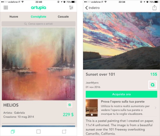 Artupia: arte e artisti dal mondo in un’unica app