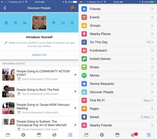 Facebook aggiunge una nuova sezione alla sua app mobile