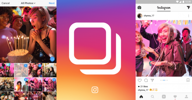 Instagram lancia gli album con 10 foto o video