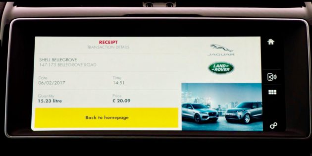 Con le Jaguar il carburante si paga tramite Apple Pay
