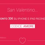 TrenDevice speciale San Valentino: Extra Sconto 30€ per 48 ore su tutti gli iPhone e iPad Ricondizionati!