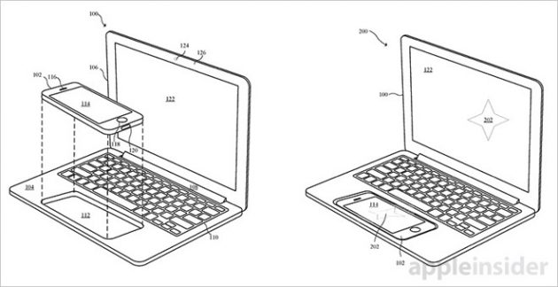 Apple brevetta il laptopt alimentato da… un iPhone!