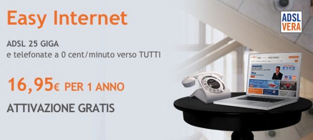 Infostrada ADSL: solo per oggi, attivazione gratuita per tutte le offerte