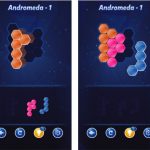 Sfide spaziali in Space Hexa Puzzle