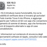 Apple rilascia iOS 10.3 per tutti gli utenti: link per il download!