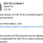 Apple rilascia iOS 10.3.2 beta, watchOS 3.2.2 beta e tvOS 10.2.1 beta!