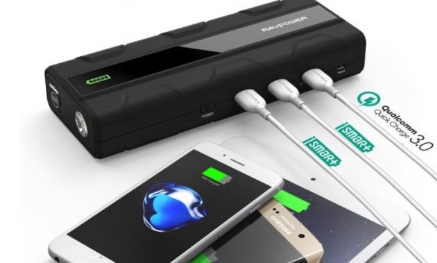 RAVPower mette in offerta la batteria per iPhone con avviatore per auto