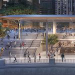 Apple mostra un nuovo rendering dello splendido Apple Store di Chicago