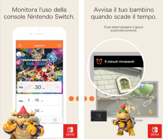 Come gestire il parental control della Nintendo Switch da iPhone