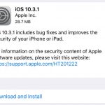Apple rilascia iOS 10.3.1 per tutti gli iPhone, iPad e iPod touch!