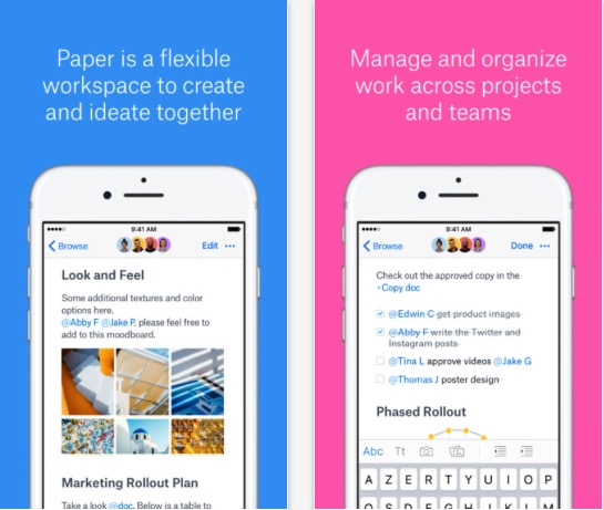 Dropbox aggiorna l’app Paper