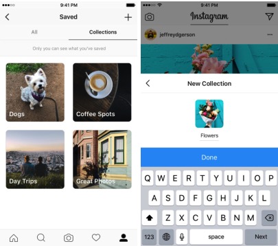 Instagram come Pinterest, ora puoi creare collezioni dei post salvati