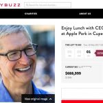A pranzo con Tim Cook per 688.999 dollari!