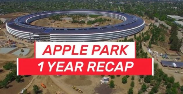 Apple Park, 12 mesi di lavori riassunti in un video