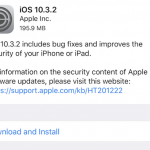Apple rilascia iOS 10.3.2 per tutti!