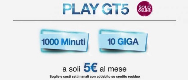 3 Italia estende la promo Play GT5: 1000 minuti e 10 GB a 5€! [PROROGATA!]