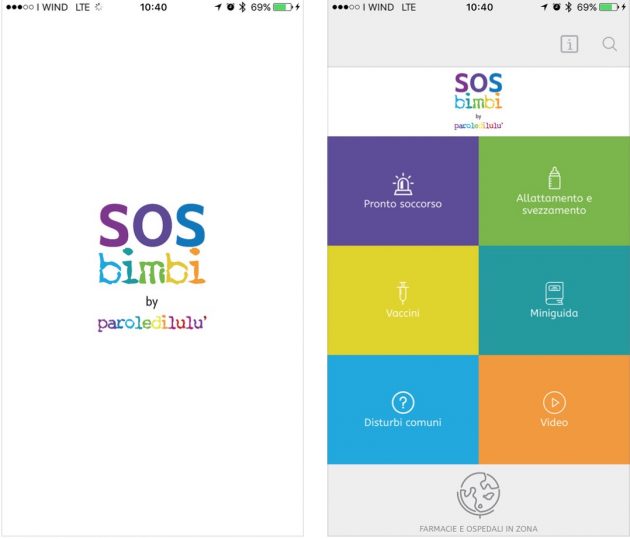 SOS Bimbi, l’app dedicata al primo soccorso pediatrico