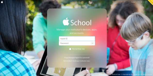 Apple aggiorna la piattaforma School Manager