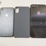 Il case del presunto iPhone 8 confrontato con iPhone 7 e 7 Plus