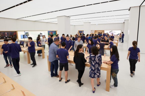 Apple svela le prime immagini dello store di Taiwan