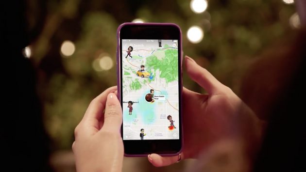 Snapchat lancia la Snap Map