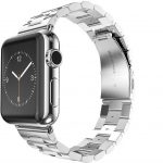 Cinturino Apple Watch in acciaio e custodia in pelle per iPhone 7 Plus a 10€