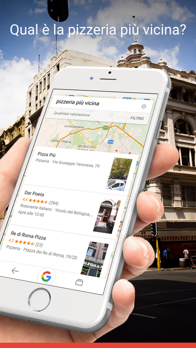 Le ricerche locali arrivano nell’app Google