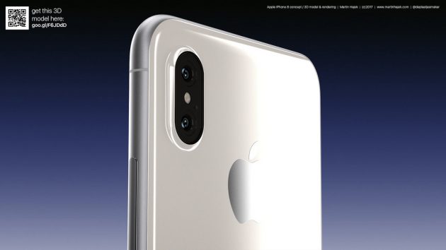 iPhone 8: un concept lo mostra in versione bianca