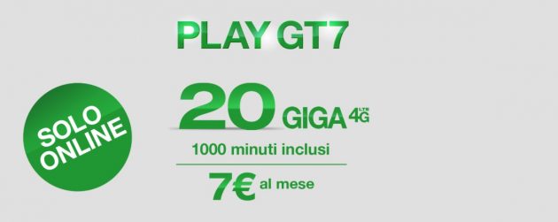 Play GT7 di H3G in esclusiva online con 1.000 minuti e 20 GB a 7€!