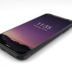 iPhone 8, rendering con schermo “attivo”