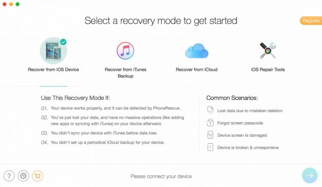 PhoneRescue: ancora un altro software per il recupero dei dati su iOS