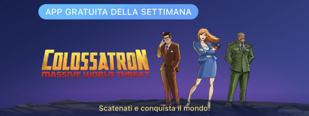 Colossatron è la nuova applicazione gratuita della settimana scelta da Apple