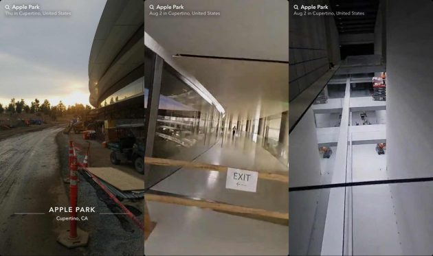 Apple Park: i progressi mostrati dagli operai su Snapchat