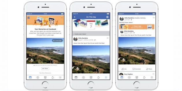 Facebook annuncia nuove funzioni per “I tuoi ricordi”