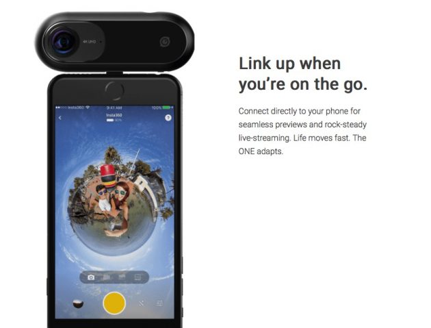 Insta360 One, la nuova videocamera a 360° che si collega all’iPhone