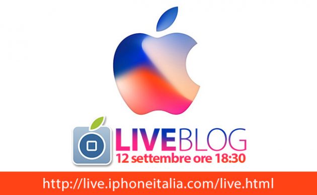 Apple svela l’iPhone 8, segui il LIVE su iPhoneItalia dalle 18.30 del 12 settembre!