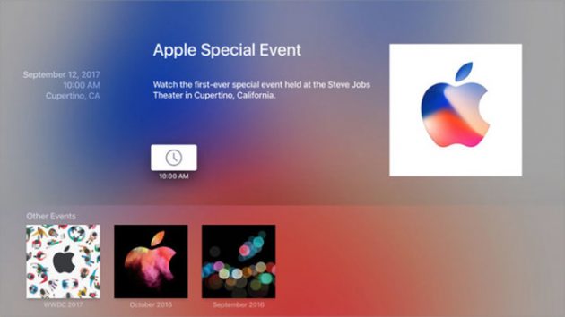 La Apple TV è pronta per l’evento in diretta streaming del 12 settembre