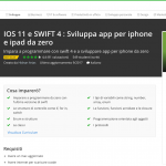 Corso completo su iOS 11 per sviluppare app per iPhone e iPad da zero, scontato a 9.99€